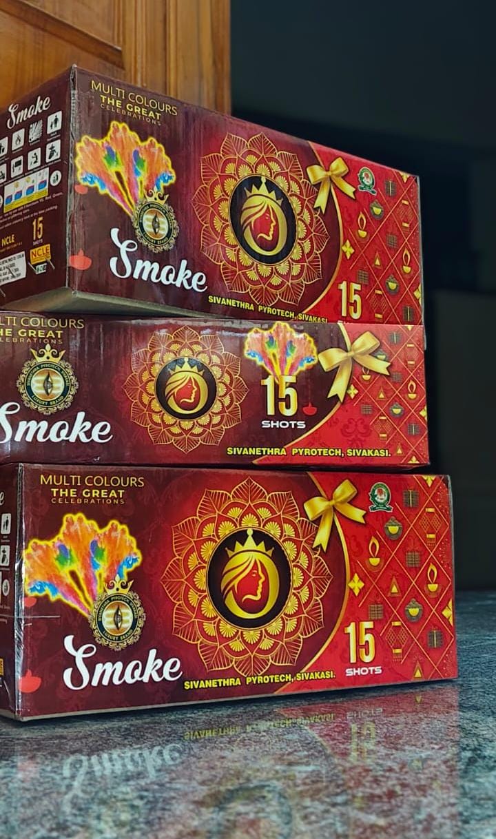 15 MULTI SHOT- COLOUR SMOKE