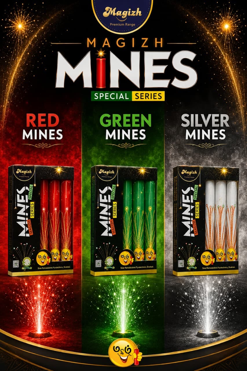 MINES - SPECIAL EDITION FOUNTAIN (RED, GREEN, SILVER)
