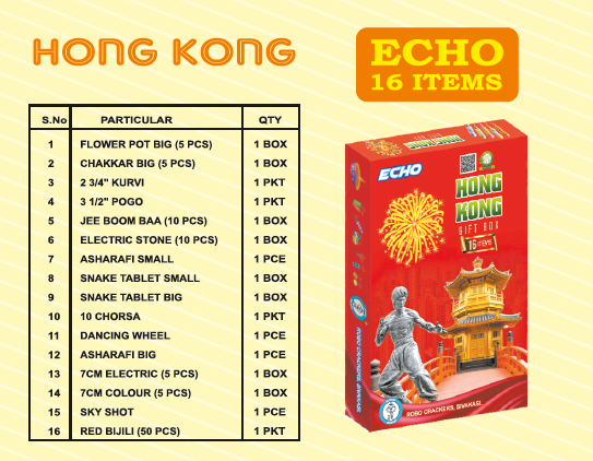16 ITEMS-E HONG KONG