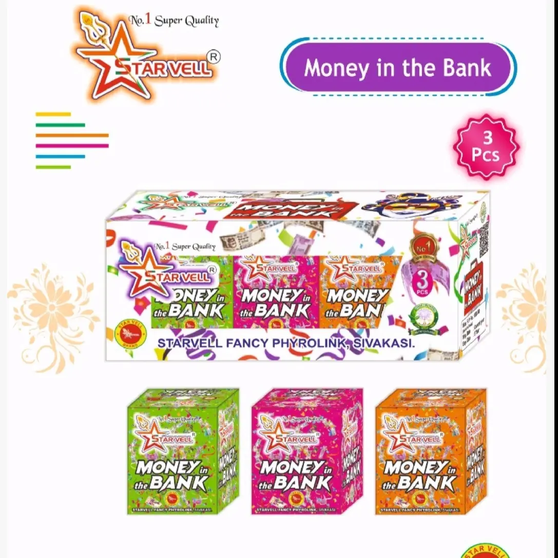 MONEY BANK ( 3 PCS)
