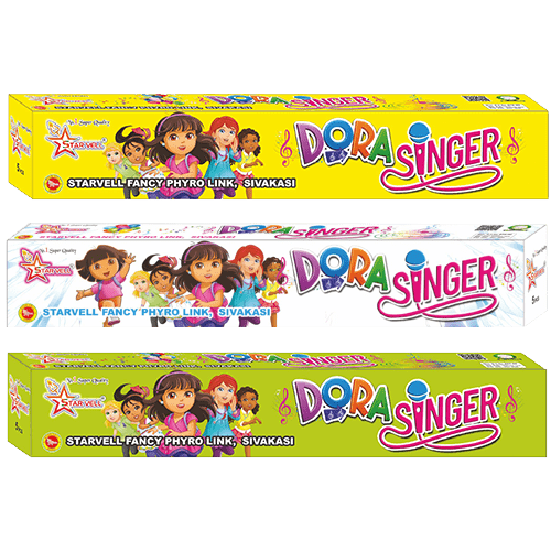 DORA SINGER / SING & DANCE (5 PCS MUSICAL CRACKER)