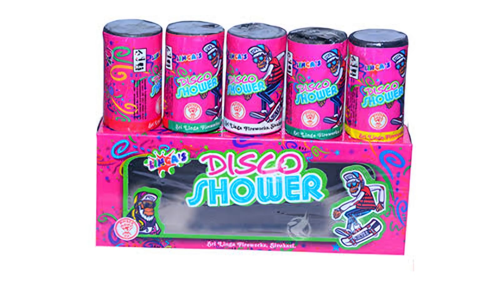 DISCO SHOWER (5 PCS MULTI COLOUR FOUNTAIN)